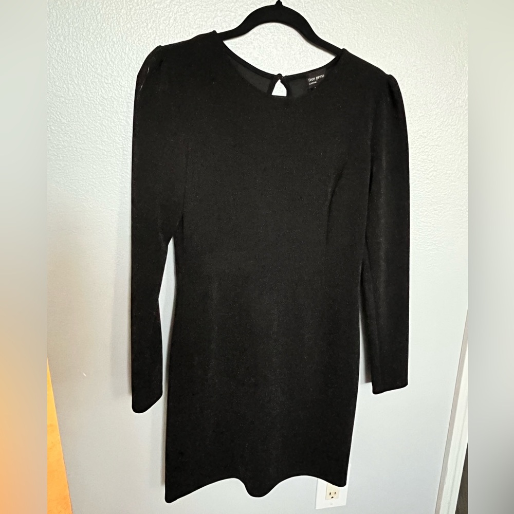Free Press - Black Dress with Gold Specks